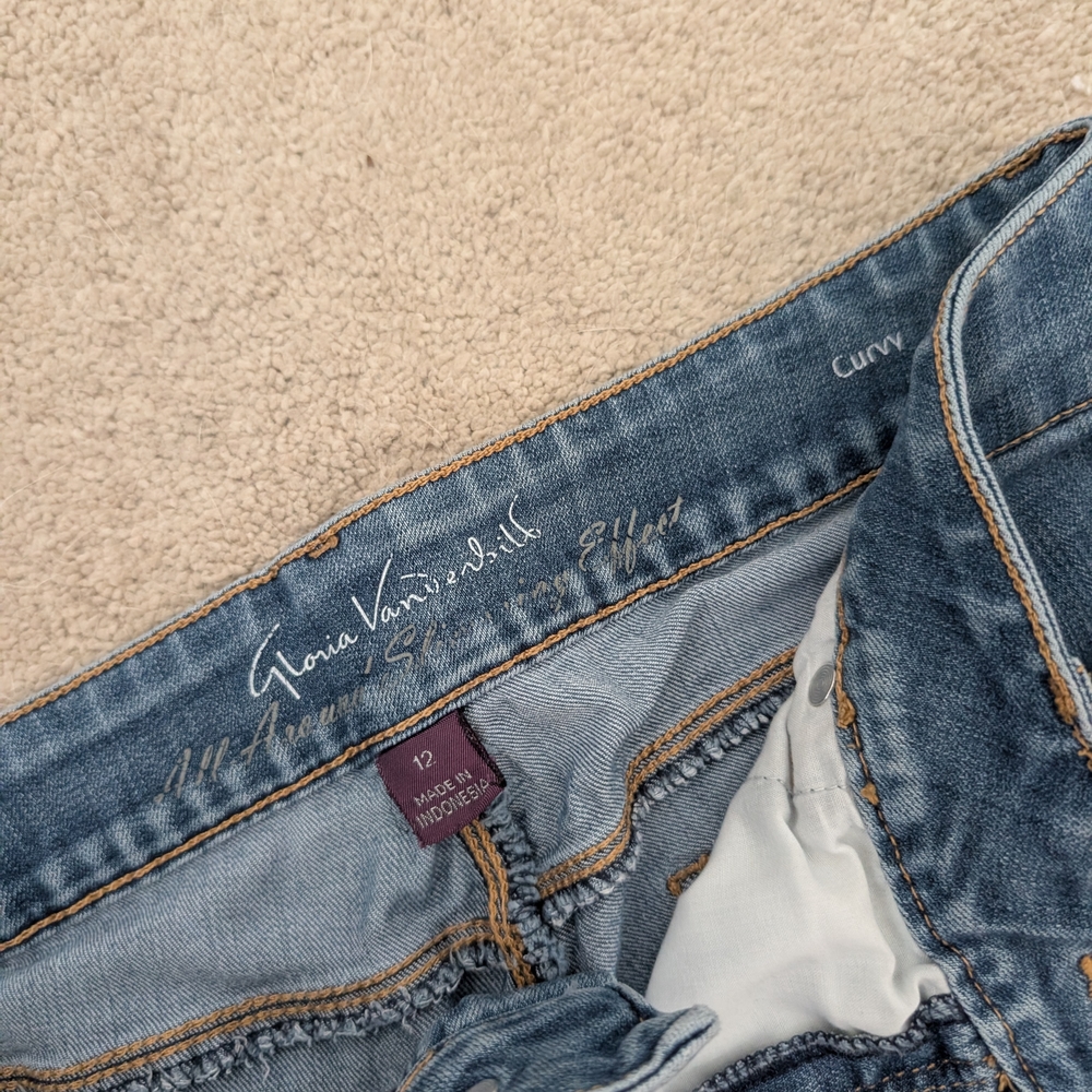 Gloria Vanderbilt Light Blue Skinny Jeans - Picture 2 of 3